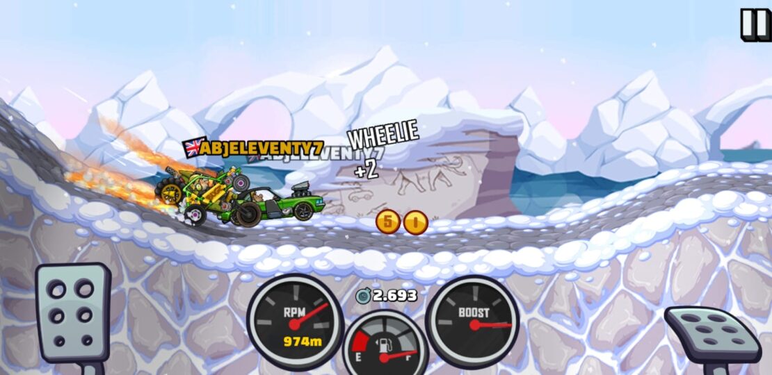 In Hill Climb Racing 2, I’m kindof a big deal